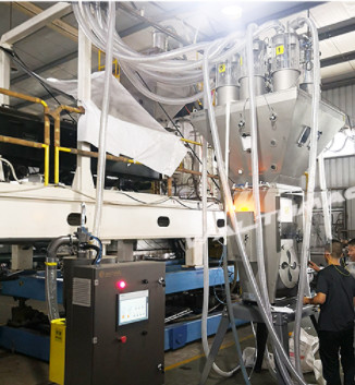 Loading Raw Materials Vacuum Autoloader Conveying Large Amount Granules ...